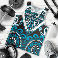 Custom Aotearoa Ngati Porou Men Tank Top Maori Tribal Pattern LT05 - Polynesian Pride