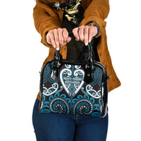 Aotearoa Ngati Porou Shoulder Handbag Maori Tribal Pattern