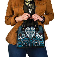 Aotearoa Ngati Porou Shoulder Handbag Maori Tribal Pattern