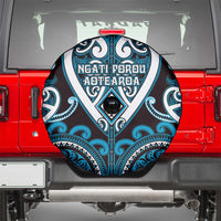 Aotearoa Ngati Porou Spare Tire Cover Maori Tribal Pattern