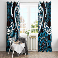 Aotearoa Ngati Porou Window Curtain Maori Tribal Pattern
