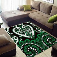 Aotearoa Ngai Tahu Area Rug Maori Tribal Pattern