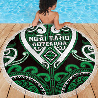 Aotearoa Ngai Tahu Beach Blanket Maori Tribal Pattern LT05 - Polynesian Pride