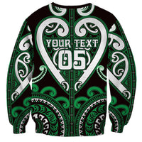 Custom Aotearoa Ngai Tahu Sweatshirt Maori Tribal Pattern LT05 - Polynesian Pride