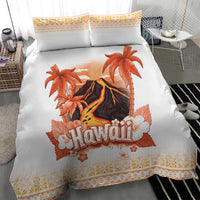 Hawaiian Volcano Lava Flow Bedding Set With Hawaiian Tapa Pattern LT05 - Polynesian Pride