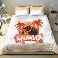 Hawaiian Volcano Lava Flow Bedding Set With Hawaiian Tapa Pattern LT05 - Polynesian Pride