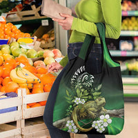 Aotearoa New Zealand Tuatara Grocery Bag Maori Koru Art LT05 - Polynesian Pride