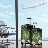 Aotearoa New Zealand Tuatara Luggage Cover Maori Koru Art
