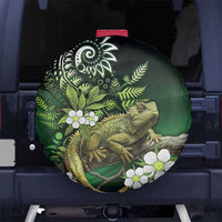 Aotearoa New Zealand Tuatara Spare Tire Cover Maori Koru Art LT05 - Polynesian Pride