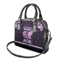 Alzheimer's Awareness Shoulder Handbag You May Not Remember But I Will Never Forget