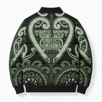 Custom Aotearoa Ngati Awa Bomber Puffer Jacket Maori Tribal Pattern LT05 - Polynesian Pride