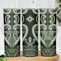 Custom Aotearoa Ngati Awa Skinny Tumbler Maori Tribal Pattern LT05 - Polynesian Pride