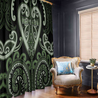 Aotearoa Ngati Awa Window Curtain Maori Tribal Pattern LT05 - Polynesian Pride