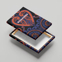 Aotearoa Whakatohea Canvas Wall Art Maori Tribal Pattern LT05 - Polynesian Pride