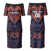 Custom Aotearoa Whakatohea Couples Matching Puletasi and Hawaiian Shirt Maori Tribal Pattern LT05 - Polynesian Pride