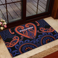 Aotearoa Whakatohea Rubber Doormat Maori Tribal Pattern LT05 - Polynesian Pride