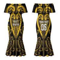 Custom Aotearoa Ngati Whatua Couples Matching Mermaid Dress and Hawaiian Shirt Maori Tribal Pattern LT05 - Polynesian Pride
