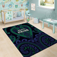 Aotearoa Ngati Pikiao Area Rug Maori Tribal Pattern LT05 - Polynesian Pride