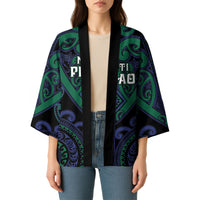 Custom Aotearoa Ngati Pikiao Kimono Maori Tribal Pattern LT05 - Polynesian Pride