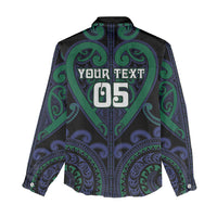Custom Aotearoa Ngati Pikiao Women Casual Shirt Maori Tribal Pattern LT05 - Polynesian Pride