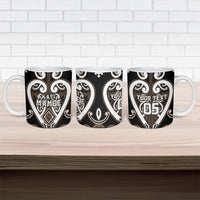 Custom Aotearoa Kati Mamoe Ceramic Mug Maori Tribal Pattern LT05 - Polynesian Pride