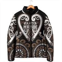 Custom Aotearoa Kati Mamoe Padded Jacket Maori Tribal Pattern LT05 - Polynesian Pride