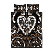 Aotearoa Kati Mamoe Quilt Bed Set Maori Tribal Pattern LT05 - Polynesian Pride