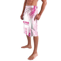 Breast Cancer Pink Out Lavalava Polynesian Art Tattoo White Version LT05 - Polynesian Pride