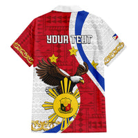 Personalized Philippines Hawaiian Shirt The Eight-Rayed Sun Bald Eagle Polynesian Pattern LT05 - Polynesian Pride
