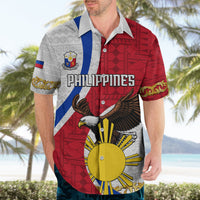 Personalized Philippines Hawaiian Shirt The Eight-Rayed Sun Bald Eagle Polynesian Pattern LT05 - Polynesian Pride