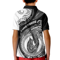 Go Fishing Kid Polo Shirt Polynesian Pattern LT05 - Polynesian Pride