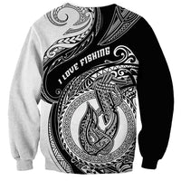 Go Fishing Sweatshirt Polynesian Pattern LT05 - Polynesian Pride