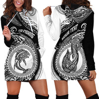 Personalized Go Fishing Hoodie Dress Polynesian Pattern LT05 - Polynesian Pride