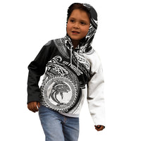 Personalized Go Fishing Kid Hoodie Polynesian Pattern LT05 - Polynesian Pride