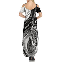 Personalized Go Fishing Summer Maxi Dress Polynesian Pattern LT05 - Polynesian Pride