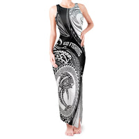 Personalized Go Fishing Tank Maxi Dress Polynesian Pattern LT05 Women Black - Polynesian Pride