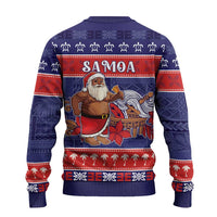 Samoa Christmas Ugly Christmas Sweater Samoan Santa Claus Manuia Le Kerisimasi