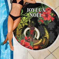 Love Vanuatu Christmas Beach Blanket God Yumi Polynesian Tribal Pattern LT05 - Polynesian Pride