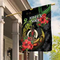 Love Vanuatu Christmas Garden Flag God Yumi Polynesian Tribal Pattern LT05 House Flag Black - Polynesian Pride