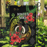 Love Vanuatu Christmas Garden Flag God Yumi Polynesian Tribal Pattern LT05 Garden Flag Black - Polynesian Pride