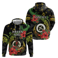 Love Vanuatu Christmas Hoodie God Yumi Polynesian Tribal Pattern LT05 - Polynesian Pride