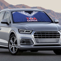 Super Toa Samoa Rugby Auto Sun Shade Warrior Spirit LT05