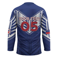Super Toa Samoa Rugby Custom Hockey Jersey Warrior Spirit LT05 - Polynesian Pride