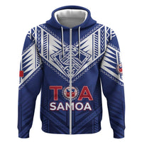 Super Toa Samoa Rugby Custom Hoodie Warrior Spirit LT05