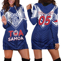 Super Toa Samoa Rugby Custom Hoodie Dress Warrior Spirit LT05