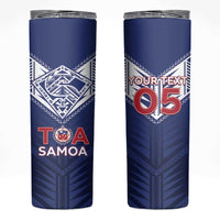 Super Toa Samoa Rugby Custom Skinny Tumbler Warrior Spirit LT05