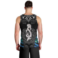 New Zealand Aotearoa Men Tank Top Maori Taniwha Paua Shell LT05 - Polynesian Pride