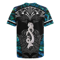 New Zealand Aotearoa Rugby Jersey Maori Taniwha Paua Shell