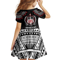 Personalised Samoa Black Saturday Family Matching Puletasi and Hawaiian Shirt Samoa For Samoans