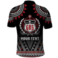 Personalised Samoa Black Saturday Polo Shirt Samoa For Samoans LT05 - Polynesian Pride